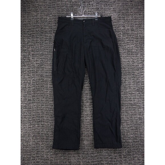 Eddie Bauer Other - Eddie Bauer Pants Mens 32x30 Black Fleece Lined Tech Side Cargo Pocket Gorpcore